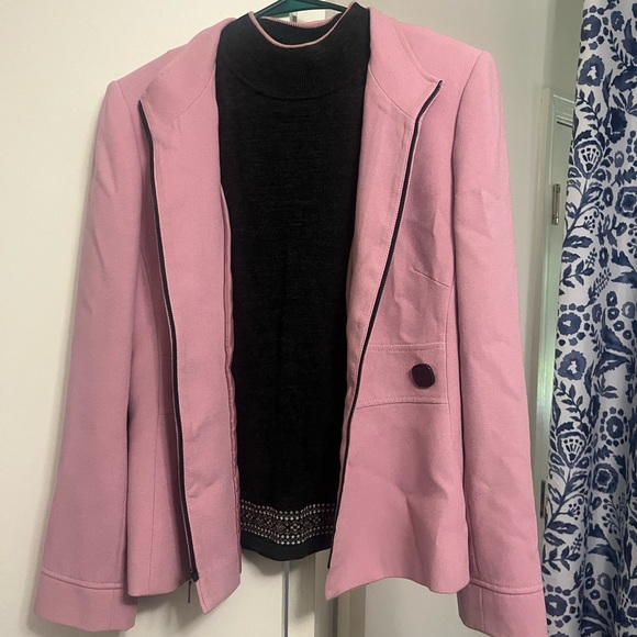 Tahari Elegant Pink Women's Jacket and vest - Picture 3 of 7